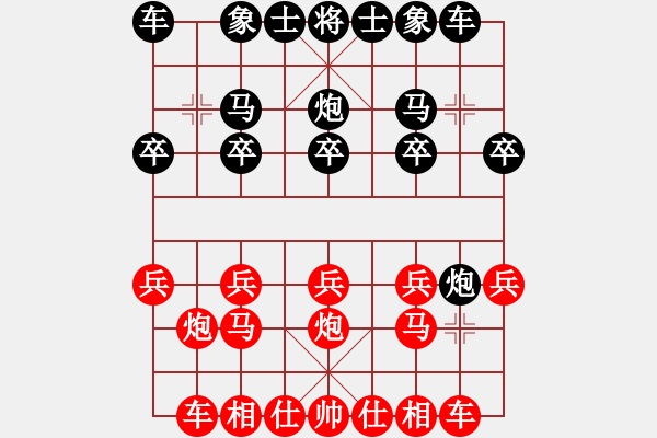 象棋棋譜圖片：張世興 先負(fù) 謝巋       - 步數(shù)：10 