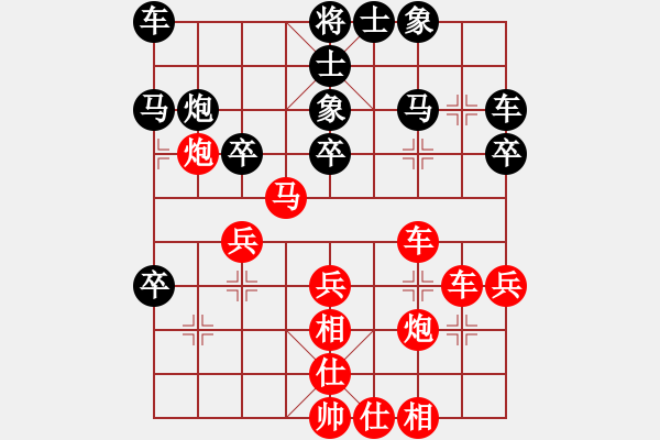 象棋棋譜圖片：yukul(6星)-勝-bullet(9星) - 步數(shù)：33 