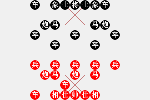 象棋棋譜圖片：大圣拜佛[紅] -VS- 惜花君-大安[黑] - 步數(shù)：10 