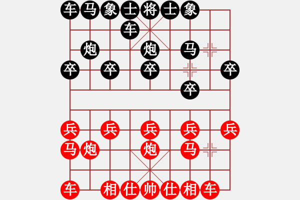 象棋棋譜圖片：硯俊電神(月將)-負-不殺你行嗎(5段) - 步數(shù)：10 