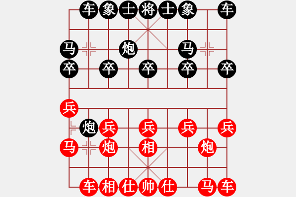 象棋棋譜圖片：汕頭張漢斌先負(fù)潮陽鄭鴻標(biāo) - 步數(shù)：10 