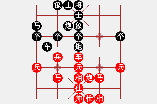 象棋棋譜圖片：2006年迪瀾杯弈天聯(lián)賽第六輪：濟南軍司令(5r)-和-英雄散人(5r) - 步數(shù)：40 