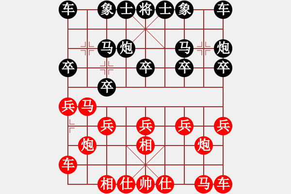 象棋棋谱图片：越南 张亚明 和 河北 李来群 - 步数：10 