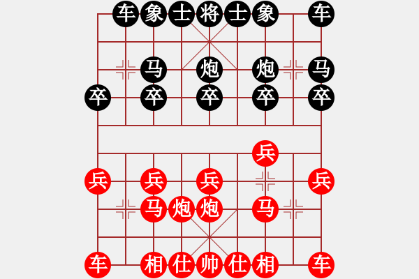 象棋棋譜圖片：2018.11.29.9五分鐘后勝過客.pgn - 步數(shù)：10 