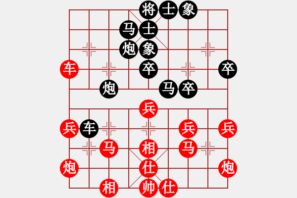 象棋棋譜圖片：靜之海(月將)-負(fù)-訥河棋大圣(月將) - 步數(shù)：40 