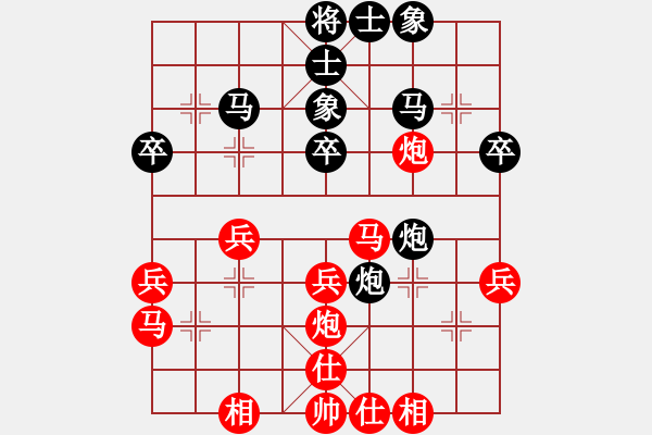 象棋棋譜圖片：syboywzl(7星)-勝-只下開局(6星) - 步數(shù)：30 