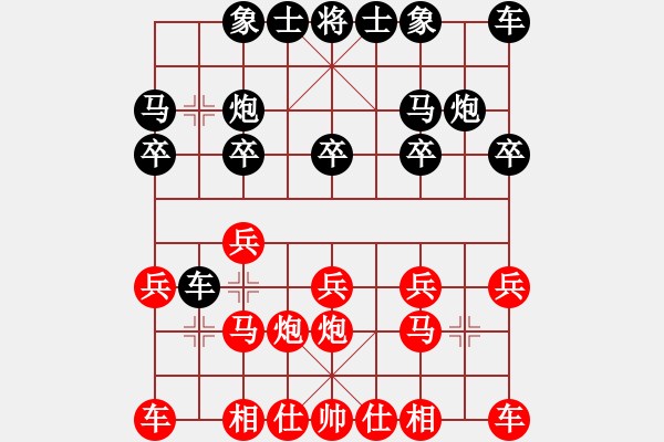 象棋棋譜圖片：●劉星[908776135] -VS- ●小頑童[873129835] - 步數(shù)：10 