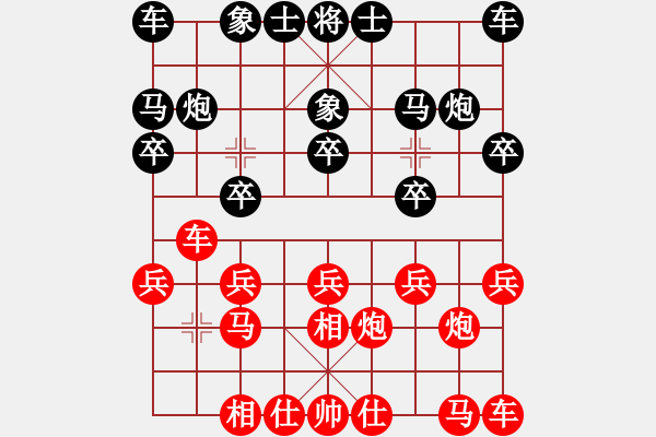 象棋棋譜圖片：sunny[紅] -VS- 負(fù)分太后 魚[黑]（2） - 步數(shù)：10 