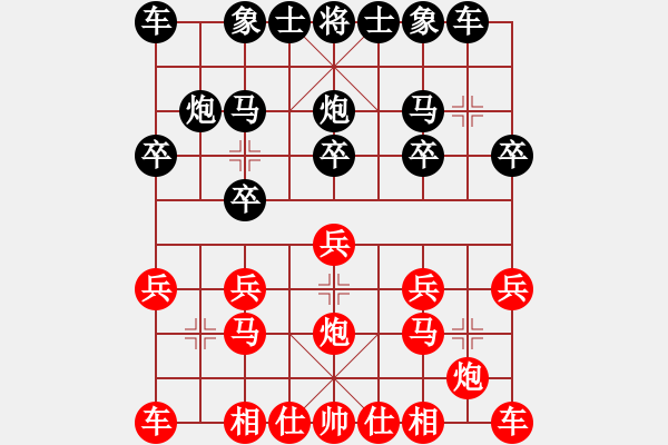 象棋棋譜圖片：2022.10.22.6五分鐘后勝半途列炮 - 步數(shù)：10 