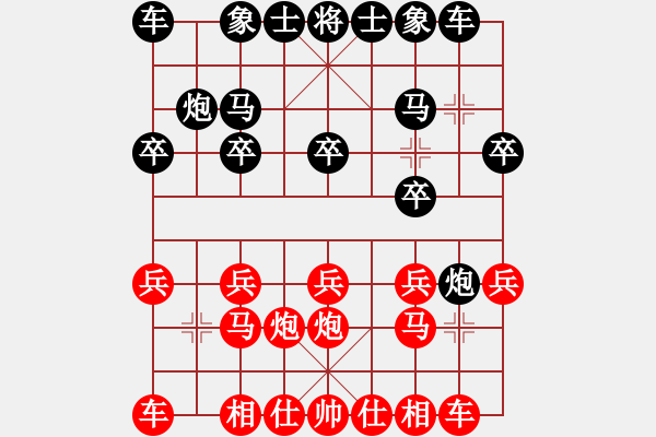 象棋棋譜圖片：宇宙門主(4段)-勝-coma(6段)五六炮對(duì)屏風(fēng)馬 - 步數(shù)：10 