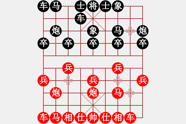 象棋棋譜圖片：副例如取經(jīng)(9星)-負-金刀金刀(9星) - 步數(shù)：10 