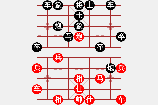 象棋棋譜圖片：中國(guó)棋院杭州分院 費(fèi)允琳 負(fù) 中國(guó)棋院杭州分院 費(fèi)允雯 - 步數(shù)：30 