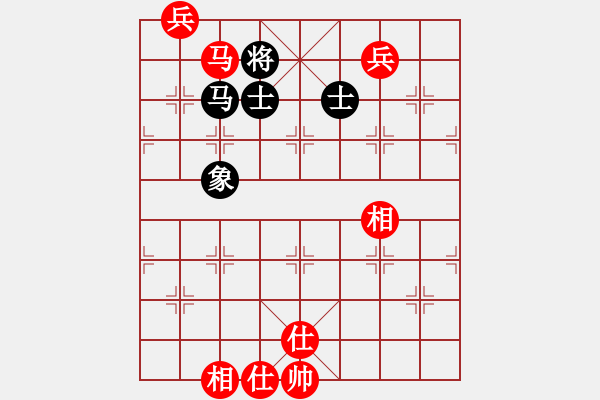 象棋棋譜圖片：老婆管的嚴(yán)(5段)-和-一把刷(8段) - 步數(shù)：190 