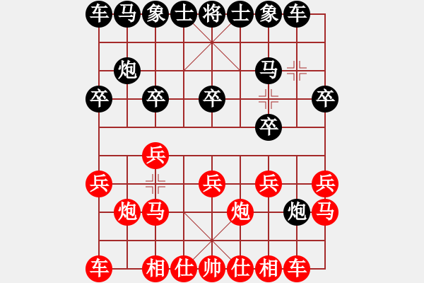 象棋棋譜圖片：‖棋家軍‖皎月2[2739506104] -VS- 徐明祥[523430856] - 步數(shù)：10 