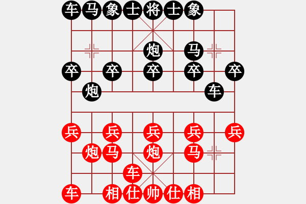 象棋棋譜圖片：綠色和平(9星)-勝-wieiei(9星) - 步數(shù)：10 