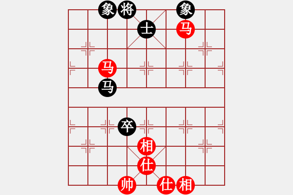 象棋棋谱图片：北方队 蒋川 和 南方队 谢靖 - 步数：110 