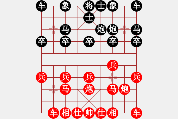 象棋棋譜圖片：廣西 石濤榕 和 廣西 陳齊耀 - 步數(shù)：10 