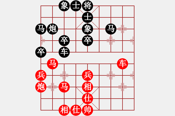 象棋棋譜圖片：每天二盤(pán)棋(月將)-和-半枝紫羅蘭(9段) - 步數(shù)：50 