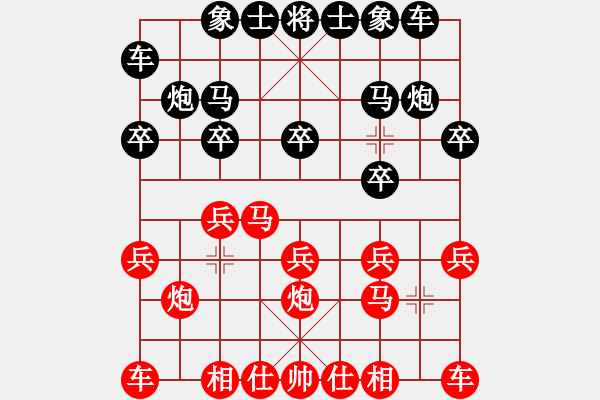 象棋棋譜圖片：炫鋒鷹(8段)-和-lglx(6段) - 步數(shù)：10 