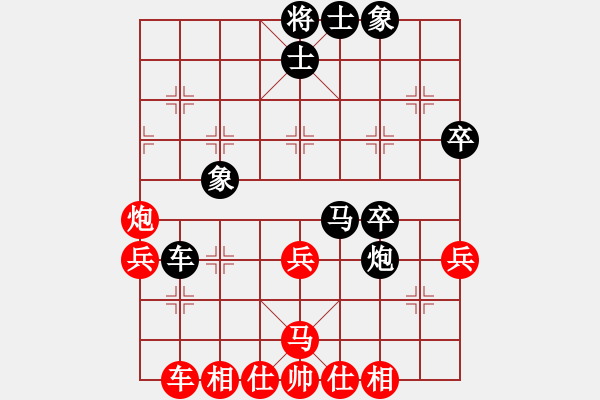 象棋棋譜圖片：北極以北(5段)-勝-糊涂棋仙(4段) - 步數(shù)：40 