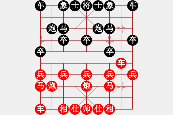 象棋棋譜圖片：袁江龍  對  徐龍文 - 步數(shù)：10 