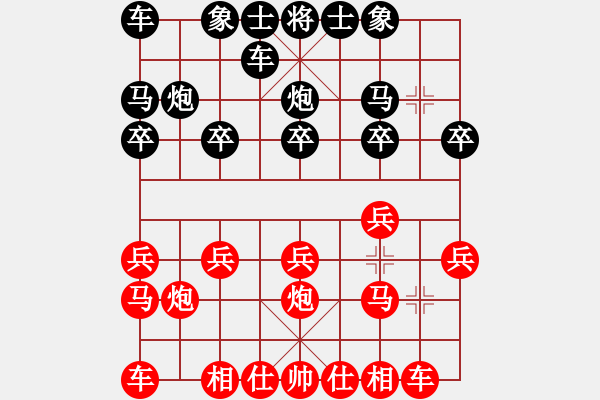 象棋棋譜圖片：張程川先負王子成 - 步數(shù)：10 