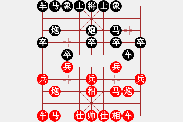 象棋棋譜圖片：網(wǎng)蟲★攻殺★ 勝 【軍臨天下】比賽五號(hào) - 步數(shù)：10 