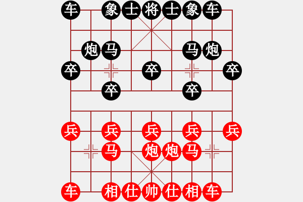 象棋棋譜圖片：十一歲VS倚天高手(2015 5 15) - 步數(shù)：10 