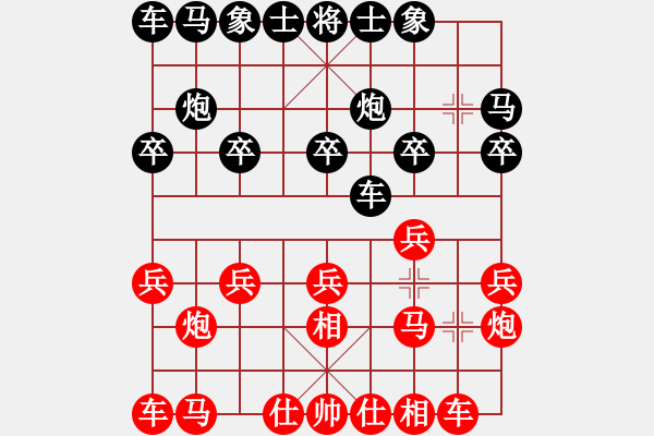 象棋棋譜圖片：◤∷人間戰(zhàn)神∷◥[2849254017] -VS- 惡魔右翼︶ㄣ[1097773921] - 步數(shù)：10 