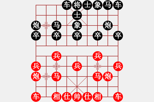 象棋棋譜圖片：鴛鴦屏風(fēng)馬(6f)-勝-czccc(1弦) - 步數(shù)：10 