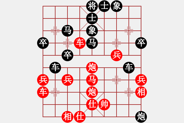 象棋棋譜圖片：鄉(xiāng)長(zhǎng)埠頭(2段)-負(fù)-鳳陽朱元璋(3段) - 步數(shù)：40 