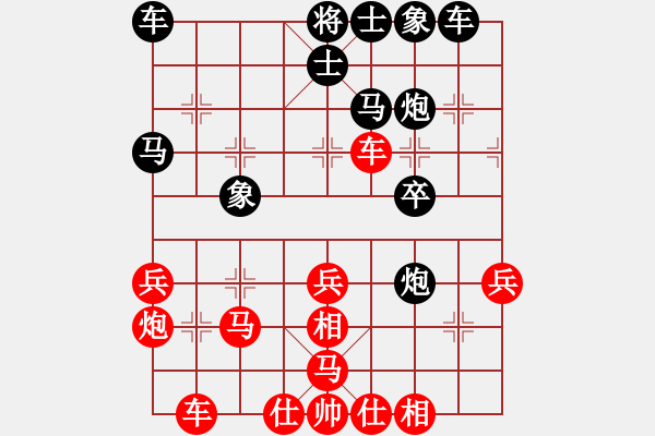 象棋棋譜圖片：寧河愛好者(6段)-勝-丹江牛魔王(2段) - 步數(shù)：30 