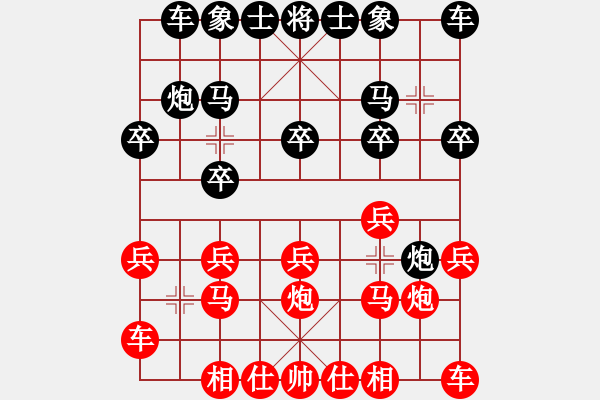 象棋棋譜圖片：騎士[953382889] -VS- ︻ ▇◤[1242800400] - 步數(shù)：10 