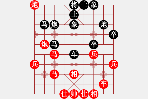 象棋棋譜圖片：王者＊大將軍 勝 緣＊一見(jiàn)如故 - 步數(shù)：40 