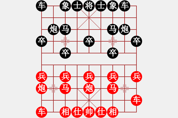 象棋棋譜圖片：過海小兵賓(1段)-負-佳市棋手(6段) - 步數(shù)：10 