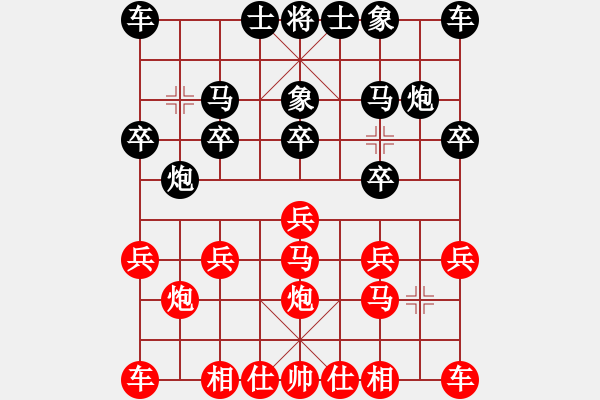 象棋棋譜圖片：抓雞虎(3舵)-負-bbboy002(1舵) - 步數(shù)：10 