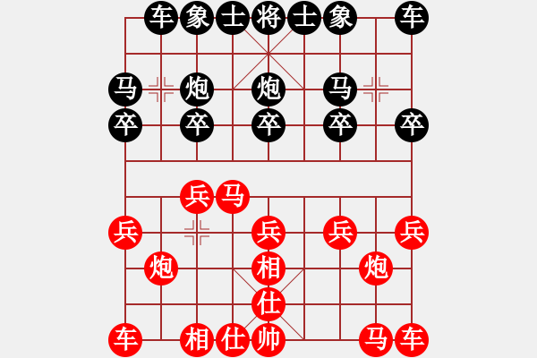 象棋棋譜圖片：2017.8.21.4后勝楊國(guó)棟仙人指路.pgn - 步數(shù)：10 