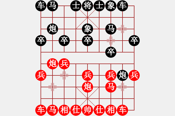 象棋棋譜圖片：金蛇劍(電神)-負-次序與位置(風(fēng)魔) - 步數(shù)：10 