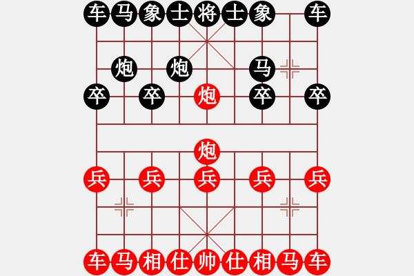 象棋棋譜圖片：黑是傻瓜 - 步數(shù)：7 