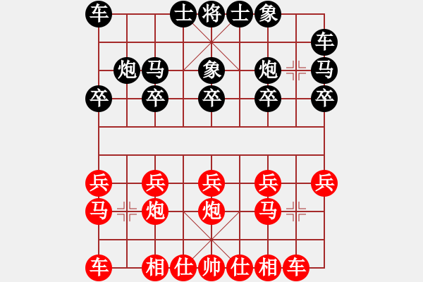 象棋棋譜圖片：海化隊(duì)張?zhí)谷蓉?fù)唐尼公司譚永江 - 步數(shù)：10 