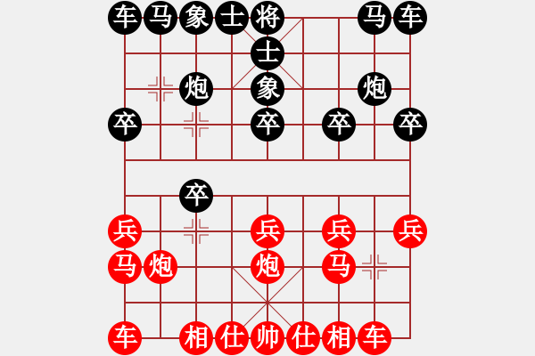 象棋棋譜圖片：玉骨銷魂(北斗)-勝-閒人烈火(無極) - 步數(shù)：10 