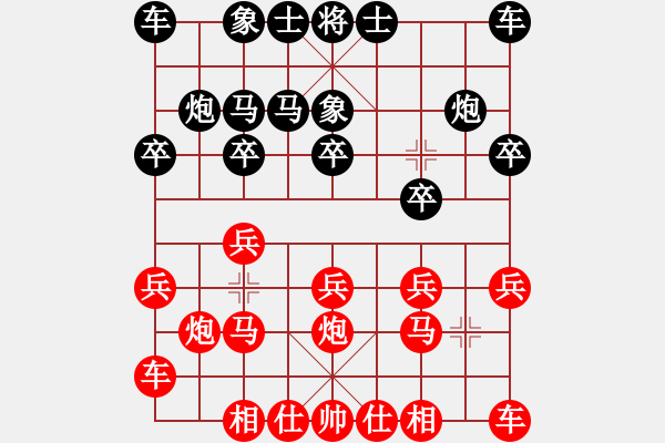 象棋棋譜圖片：山 雞[759122344] -VS- 星星點燈[1774360251]四13 - 步數(shù)：10 