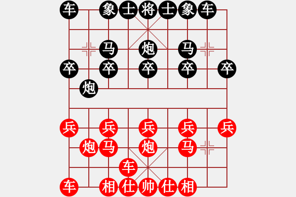 象棋棋譜圖片：青島市象棋協(xié)會(huì) 劉永寰 勝 江蘇棋院 陳燁 - 步數(shù)：10 