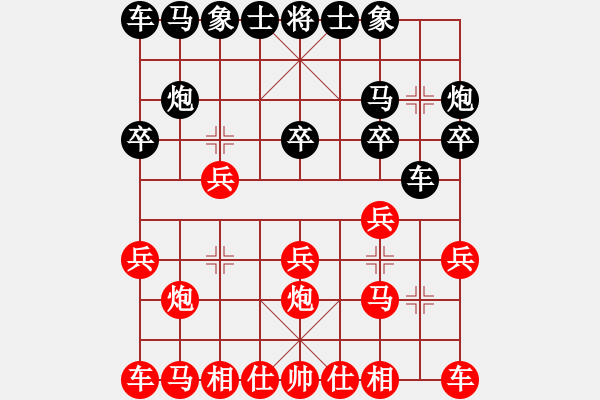 象棋棋譜圖片：zhym(5r)-和-老夫水豆腐(9段) - 步數(shù)：10 