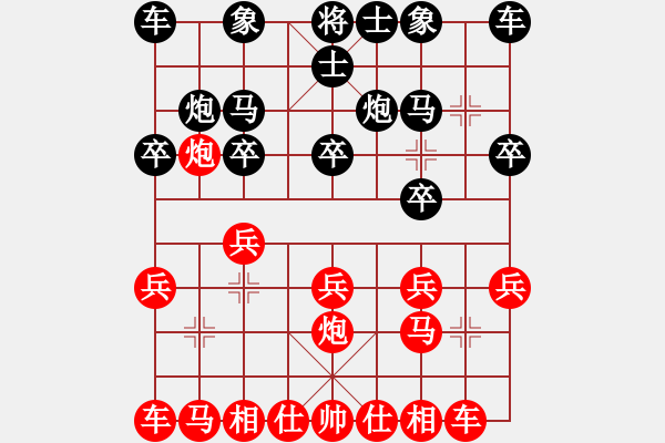 象棋棋譜圖片：五八炮對反宮馬（業(yè)三升業(yè)四評測對局）我先勝 - 步數(shù)：10 