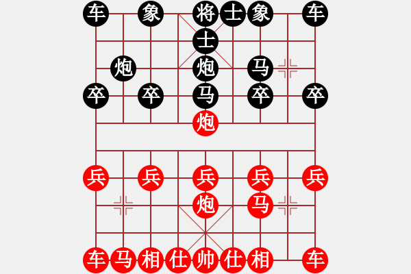 象棋棋譜圖片：天天象棋棋王海選賽太守棋狂先勝龍鳳呈祥 - 步數(shù)：10 