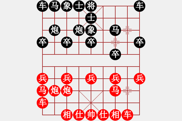 象棋棋譜圖片：eedag(地煞)-勝-左右互搏(電神) - 步數：10 