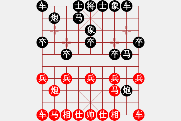 象棋棋譜圖片：淡雅飄香 讓8先網(wǎng)戰(zhàn)B - 步數(shù)：10 