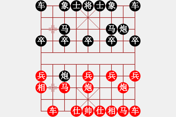 象棋棋譜圖片：王仁穎先勝莫兒 仙人指路對(duì)卒底炮 - 步數(shù)：10 