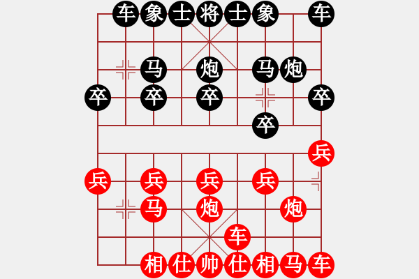 象棋棋譜圖片：電腦測試(8段)-勝-剪刀(8段) - 步數(shù)：10 